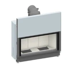 Kamineinsatz SCHMID Lina 10051 H Kristall+ Schiebetür 10 KW