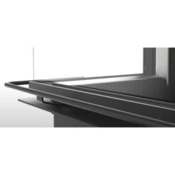 Kamineinsatz SCHMID Pano 55 H Schiebetür 7 KW -Brunner Geschaft Anthrazit Front 1600x1600 1