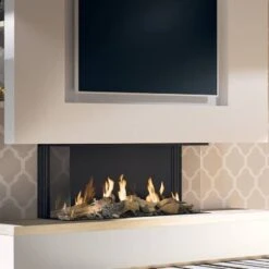 Gaskamin DRU Global 100 BF Triple RCE -Brunner Geschaft DRU Global 100 Triple BF Holzscheit Braun 2 1600x1600