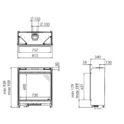 Gaskamin DRU Global 70XT BF-01 RCE -Brunner Geschaft DRU Global 70XT BF Tech 1600x1600
