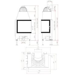 Kamineinsatz SCHMID Ekko R 55(34) S Drehtür 5 KW -Brunner Geschaft Ekko R 55 34 s 1600x1600