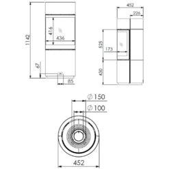 Gaskaminofen Spartherm Passo G -Brunner Geschaft Gaskaminofen Spartherm Passo G skitze 1600x1600