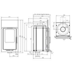 Heizeinsatz Buderus Logaflame HLS116 6 KW -Brunner Geschaft Heizeinsatz Buderus Logaflame HLS116 teh 1600x1600