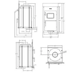 Heizeinsatz Buderus Logaflame HLS117 8 KW -Brunner Geschaft Heizeinsatz Buderus Logaflame HLS117 teh 1600x1600