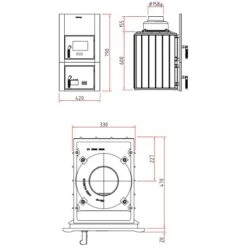 Heizeinsatz Olsberg Format 6 | 6 KW -Brunner Geschaft Heizeinsatz Olsberg Format 6 Masszeichnungen 1600x1600