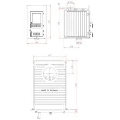 Heizeinsatz Schmid SD 11 E 11 KW 7 Heizeinsatz Schmid SD 11 E 11 KW -Brunner Geschaft Heizeinsatz Schmid SD 11 E Masszeichnungen 1600x1600