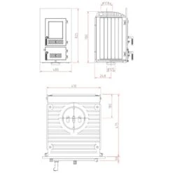 Heizeinsatz Schmid SD 9 E 9 KW 7 Heizeinsatz Schmid SD 9 E 9 KW -Brunner Geschaft Heizeinsatz Schmid SD 9 E Masszeichnungen 1600x1600
