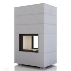 Kaminbausatz Brunner BSK 08, Stilkamin-Tunnel 13 KW Wasserführend, Schiebetür/Drehtür -Brunner Geschaft Kaminbausatz Brunner BSK 08 Stil Kamin Tunnel 51 67 ST DT mit Kesselaufsatz Right 1600x1600