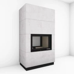 Kaminbausatz Brunner BSK Tunnel 42-66 Drehtür/Drehtür 9 KW -Brunner Geschaft Kaminbausatz Brunner BSK Tunnel 42 66 DT DT Left 1600x1600