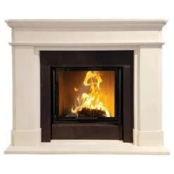 Kaminbausatz Camina N1 9 KW Naturstein-Anlage