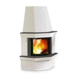 Kaminbausatz Camina S4 Eck 7 KW Speicheranlage