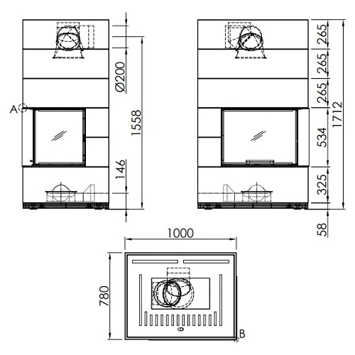 Kaminbausatz Spartherm SIM Varia 2Rh H2O 10,4 KW 5 Kaminbausatz Spartherm SIM Varia 2Rh H2O 10,4 KW – Bild 3