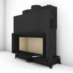 Kamineinsatz Brunner Architekturkamin 45/101 Schiebetür Wasserführend 14 KW -Brunner Geschaft Kamineinsatz Brunner Architektur Kamin 45 101 Schiebetuer wasserfuehrend mit Blendrahmen Right 1600x1600