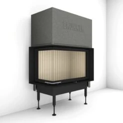 Kamineinsatz Brunner BKH 5.0 Eck 50-82-42 Schiebetür Links/rechts 10 KW