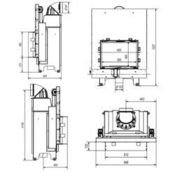 Kamineinsatz Fram 1/60 | 10 KW -Brunner Geschaft Kamineinsatz Fram 1 60 tech 1600x1600