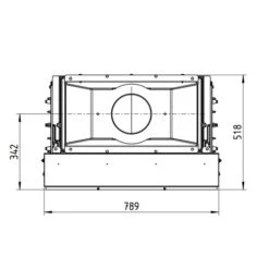 Kamineinsatz Leda Tiga H F 80D 14 KW -Brunner Geschaft Kamineinsatz Leda Tiga H F 80D tec 2 1600x1600