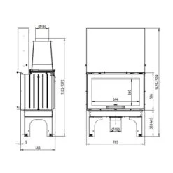 Kamineinsatz Leda Tiga H F 80D 14 KW -Brunner Geschaft Kamineinsatz Leda Tiga H F 80D tec 1600x1600