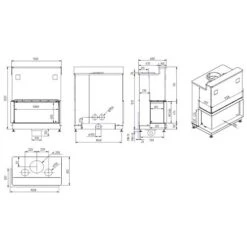 Kamineinsatz M-Design LUNA Diamond 1100 CL/CR 15 KW -Brunner Geschaft Kamineinsatz M Design LUNA Diamond 1100 CLCR teh 1600x1600