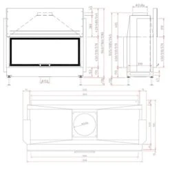 Kamineinsatz SCHMID Lina TV 120 H/s Schiebe-/Drehtür 10 KW 11 Kamineinsatz SCHMID Lina TV 120 H/s Schiebe-/Drehtür 10 KW -Brunner Geschaft Kamineinsatz SCHMID Lina TV 120 tehnical 1600x1600