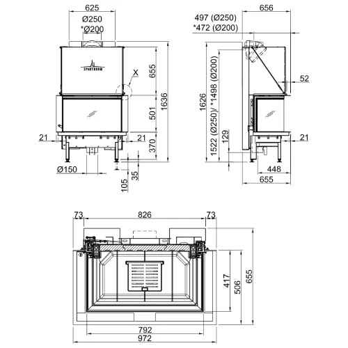 Kamineinsatz Spartherm Premium A-3RL-80h 11,4 KW Panoramakamin Schiebetür 7 Kamineinsatz Spartherm Premium A-3RL-80h 11,4 KW Panoramakamin Schiebetür – Bild 5