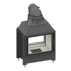 Kamineinsatz SCHMID Lina TV 67 S/s Dreh-/Drehtür Durchsicht 9 KW