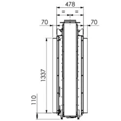 Gaskamin DRU Maestro 75 Tall Tunnel RCH -Brunner Geschaft Maestro 75 Tall Tunnel RCH teh2 2023 1600x1600