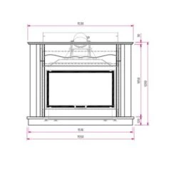 Kaminbausatz Camina N38 10 KW Naturstein-Anlage -Brunner Geschaft N38 1 tehnical 1600x1600