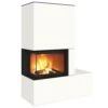 Kaminbausatz Neocube C22 7,8 KW -Brunner Geschaft Neocube C22 Arctic White Arctic White 1600x1600