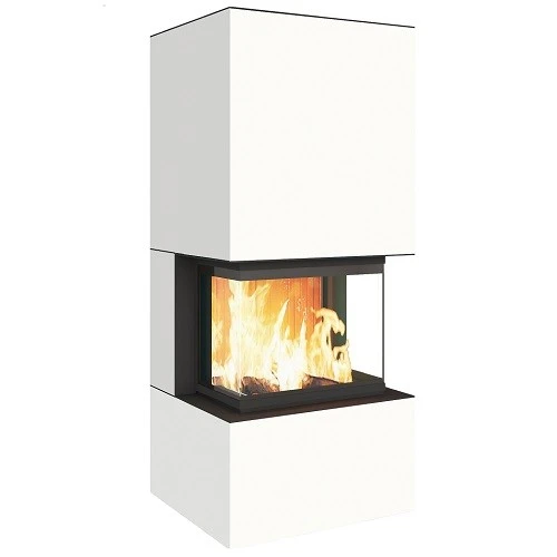 Kaminbausatz Neocube P30 10 KW -Brunner Geschaft Neocube P30 Arctic White Arctic