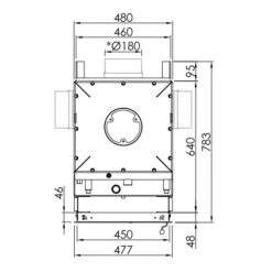 Heizeinsatz Spartherm Nova E H2O 14 KW -Brunner Geschaft Nova E H2O techn 2 1600x1600