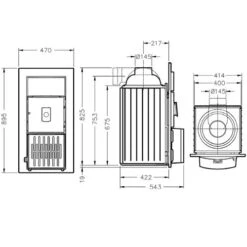 Öl-Heizeinsätze Buderus Logaflame HLV315 13 KW Aus Gusseisen -Brunner Geschaft Oel Heizeinsaetze Buderus Logaflame HLV215 teh 1600x1600
