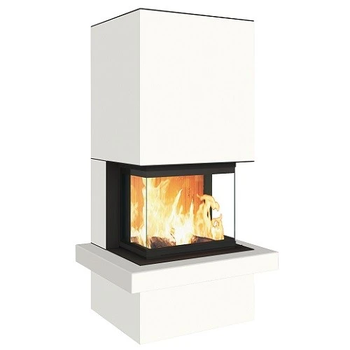 Kaminbausatz Neocube P34 10 KW -Brunner Geschaft P34 Arctic White Arctic