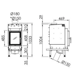Heizeinsatz Spartherm Renova A H2O 13,4 KW 8 Heizeinsatz Spartherm Renova A H2O 13,4 KW -Brunner Geschaft Renova A H2O techn 1600x1600