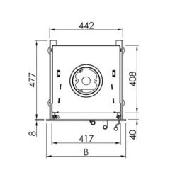 Heizeinsatz Spartherm Renova C-44 | 8,5 KW -Brunner Geschaft Renova C 44 techn 2 1600x1600