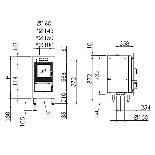 Heizeinsatz Spartherm Renova Cs-50 | 7 KW 6 Heizeinsatz Spartherm Renova Cs-50 | 7 KW – Bild 4