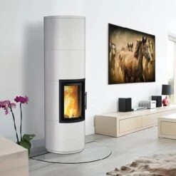 Kaminbausatz Camina S21 GO-Line 2,2 KW Speicheranlage -Brunner Geschaft S21 GO Line Wandanschluss 1600x1600