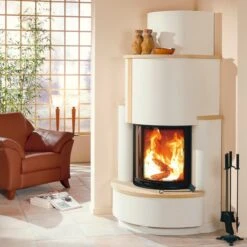 Kaminbausatz Camina S5 Eck 7 KW Speicheranlage 7 Kaminbausatz Camina S5 Eck 7 KW Speicheranlage -Brunner Geschaft S5 Eck Ambiente Sabbia 1600x1600