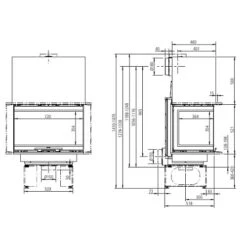 Kamineinsatz Leda Sera PS 11/13 KW -Brunner Geschaft SERA 55 PS 1600x1600
