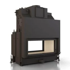 Kamineinsatz Brunner Architektur-Kamin 38/86 Schiebetür/Kipptür Durchsicht 10 KW -Brunner Geschaft SET205887 Left 1600x1600