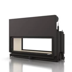 Kamineinsatz Brunner Architekturkamin 53/166 Schiebe-/Kipptür Tunnel 17 KW