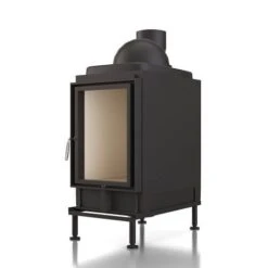 Heizeinsatz Brunner HKD 2.2 XL Drehtür Flachglas 13 KW -Brunner Geschaft SET208214 Right 1600x1600