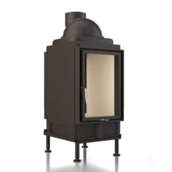 Heizeinsatz Brunner HKD 2.2 Tunnel Drehtür/Drehtür Flachglas 9 KW -Brunner Geschaft SET208468 Left 1600x1600