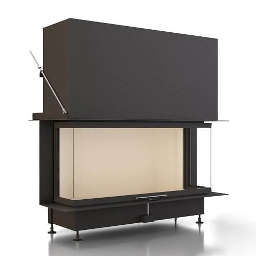 Kamineinsatz Brunner Panoramakamin 57/25/121/25 Schiebetür 13 KW 3 Kamineinsatz Brunner Panoramakamin 57/25/121/25 Schiebetür 13 KW