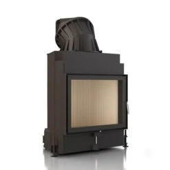 Kamineinsatz Brunner Stil-Kamin 51/67 Drehtür 11 KW -Brunner Geschaft SET210535 Left 1600x1600