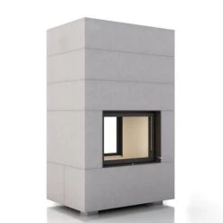 Kaminbausatz Brunner BSK 08, Stilkamin-Tunnel 11 KW, Schiebetür/Drehtür -Brunner Geschaft SET210578 Left 1600x1600