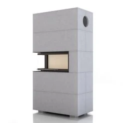 Kaminbausatz Brunner BSK 07, Eckkamin 10 KW Hoch, Schiebetür -Brunner Geschaft SET211200 Right 1600x1600