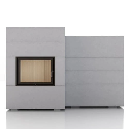 Kaminbausatz Brunner BSG 01 Niedrig Mit MSS Set Nebenstehend Drehtür 2,8 KW 4 Kaminbausatz Brunner BSG 01 Niedrig Mit MSS Set Nebenstehend Drehtür 2,8 KW – Bild 2