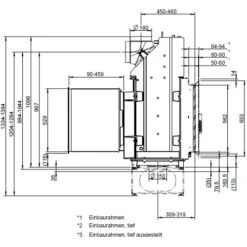 Heizeinsatz Leda Turma H80 W HL 12/13 KW Wasserführend -Brunner Geschaft TURMA W HL Hinterlader techn 2 1600x1600