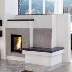 Heizeinsatz Leda Turma H80 W HL 12/13 KW Wasserführend -Brunner Geschaft TURMA W amb 1600x1600