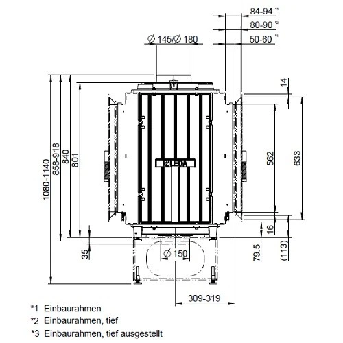 Heizeinsatz Leda Turma H85 DS 14/15 KW 6 Heizeinsatz Leda Turma H85 DS 14/15 KW – Bild 4